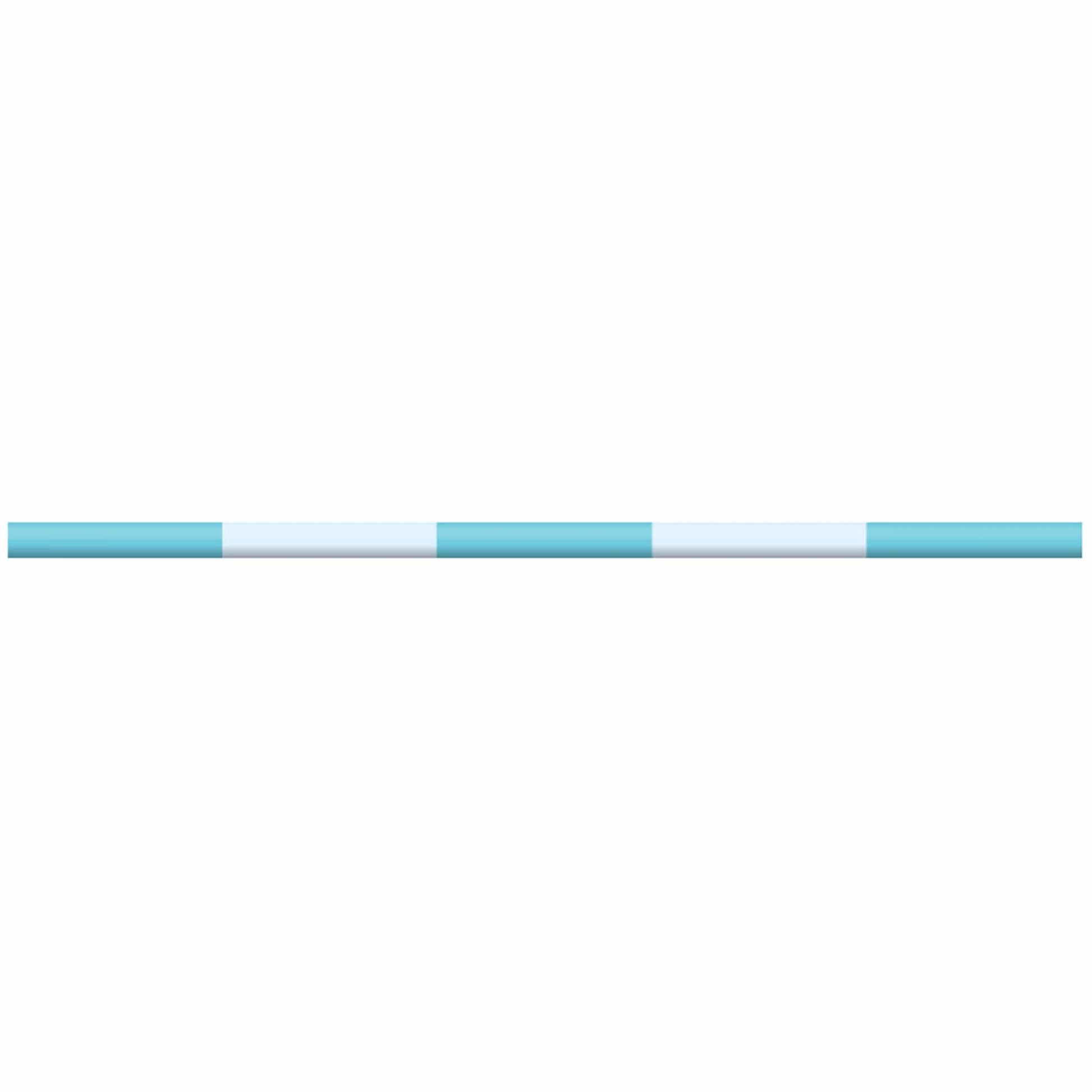 Copper Pony Poles Light Blue / White Pole - 10' ft Zero Maintenance (Polymer Wrapped Wood)