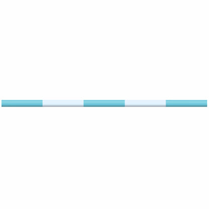 Copper Pony Poles Light Blue / White Pole - 10' ft Zero Maintenance (Polymer Wrapped Wood)