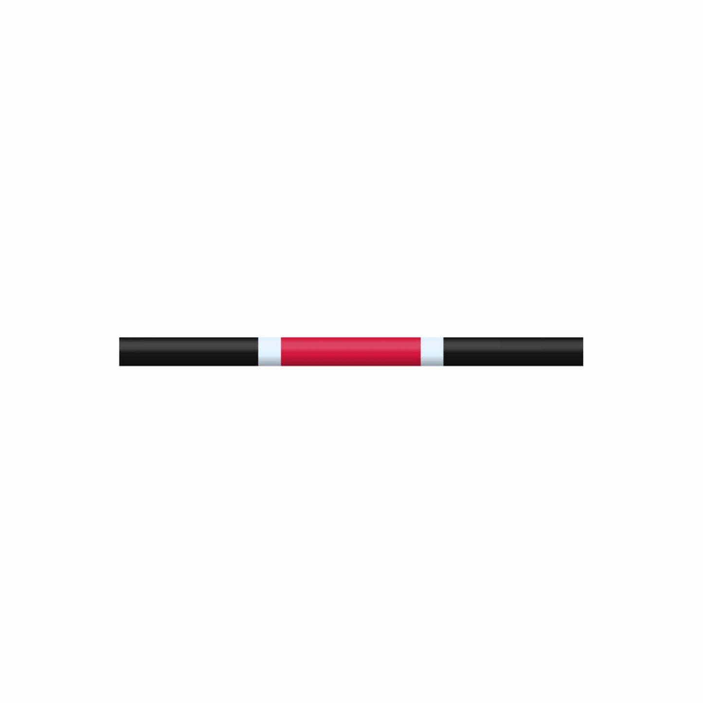 Copper Pony Poles Light Red  / Black Pole - 6.5' ft Zero Maintenance (Polymer Wrapped Wood)