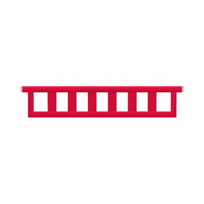 Copper Pony Poles Light Red Hanging Ladder Filler - 8' wide
