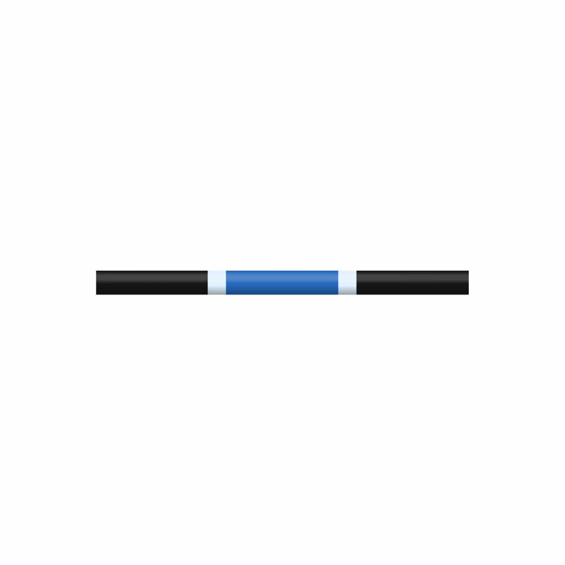 Copper Pony Poles Mid Blue / Black Pole - 6.5' ft Zero Maintenance (Polymer Wrapped Wood)