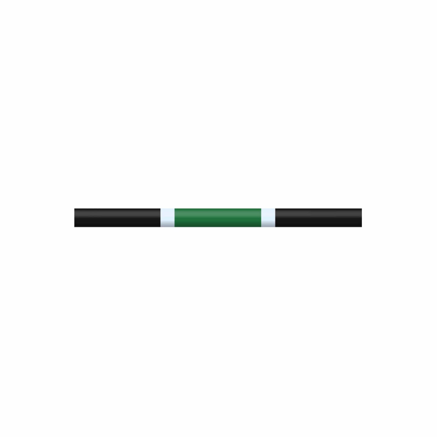 Copper Pony Poles Mid Green / Black Pole - 6.5' ft Zero Maintenance (Polymer Wrapped Wood)