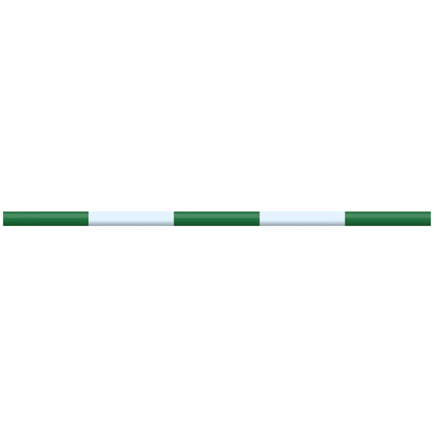 Copper Pony Poles Mid Green / White Pole - 10' ft Zero Maintenance (Polymer Wrapped Wood)