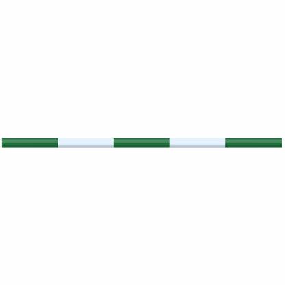 Copper Pony Poles Mid Green / White Pole - 10' ft Zero Maintenance (Polymer Wrapped Wood)