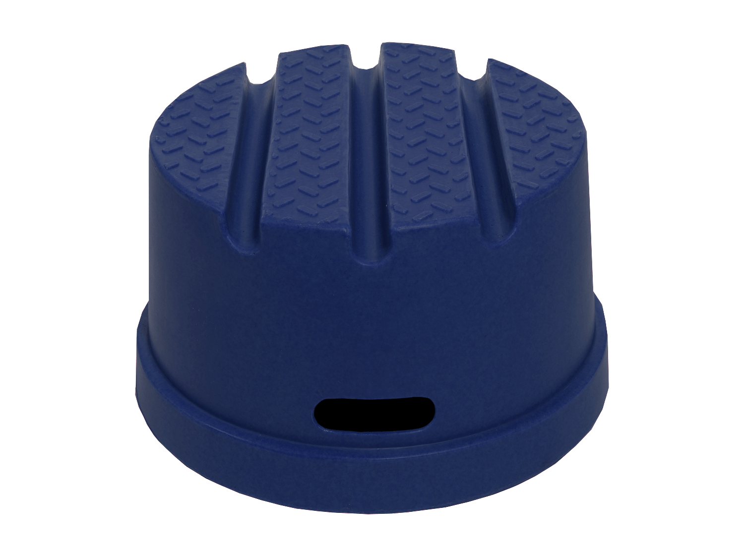 Copper Pony Poles Navy Blue 1 Step Round Grooming Block