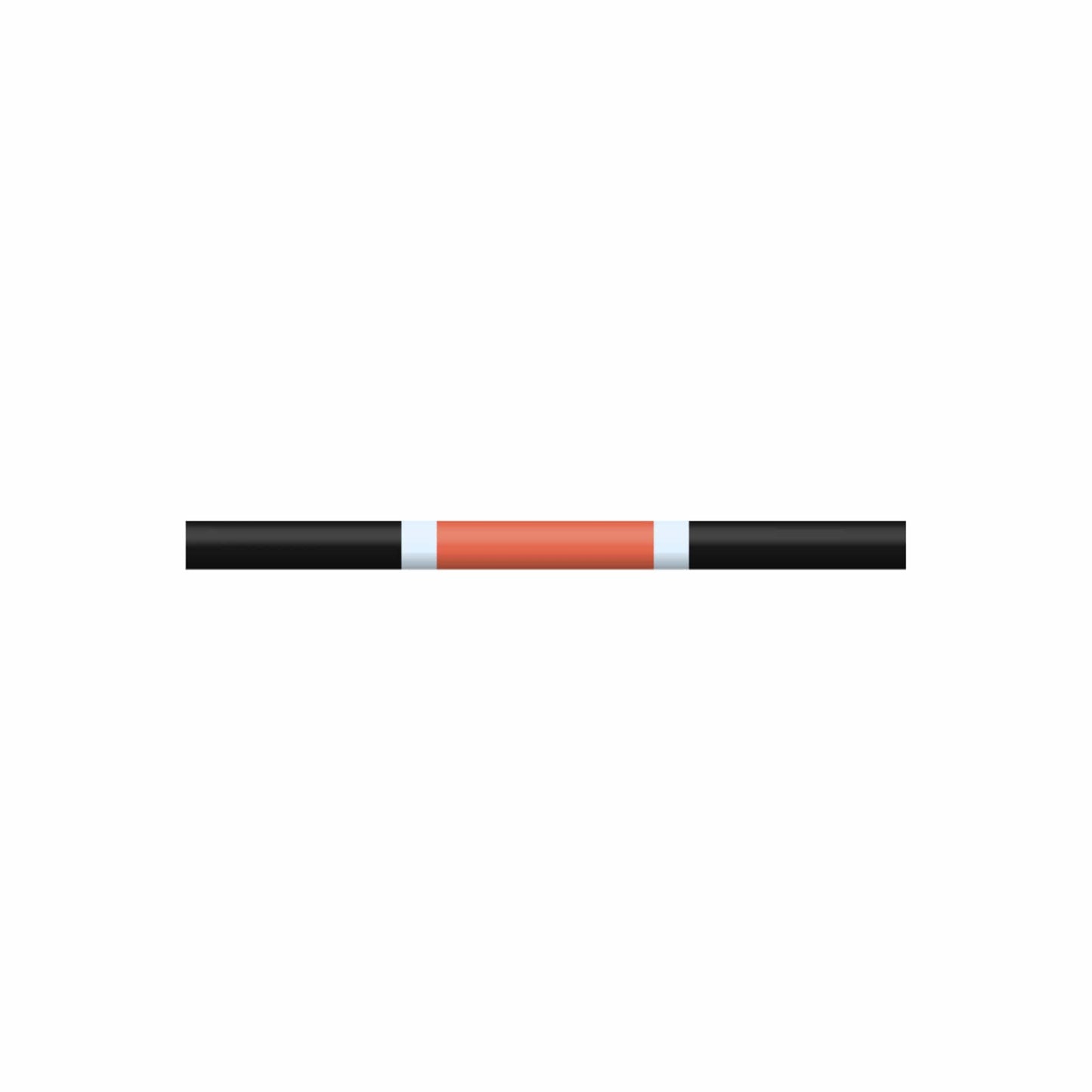 Copper Pony Poles Orange / Black Pole - 6.5' ft Zero Maintenance (Polymer Wrapped Wood)