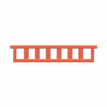 Copper Pony Poles Orange Hanging Ladder Filler - 8' wide