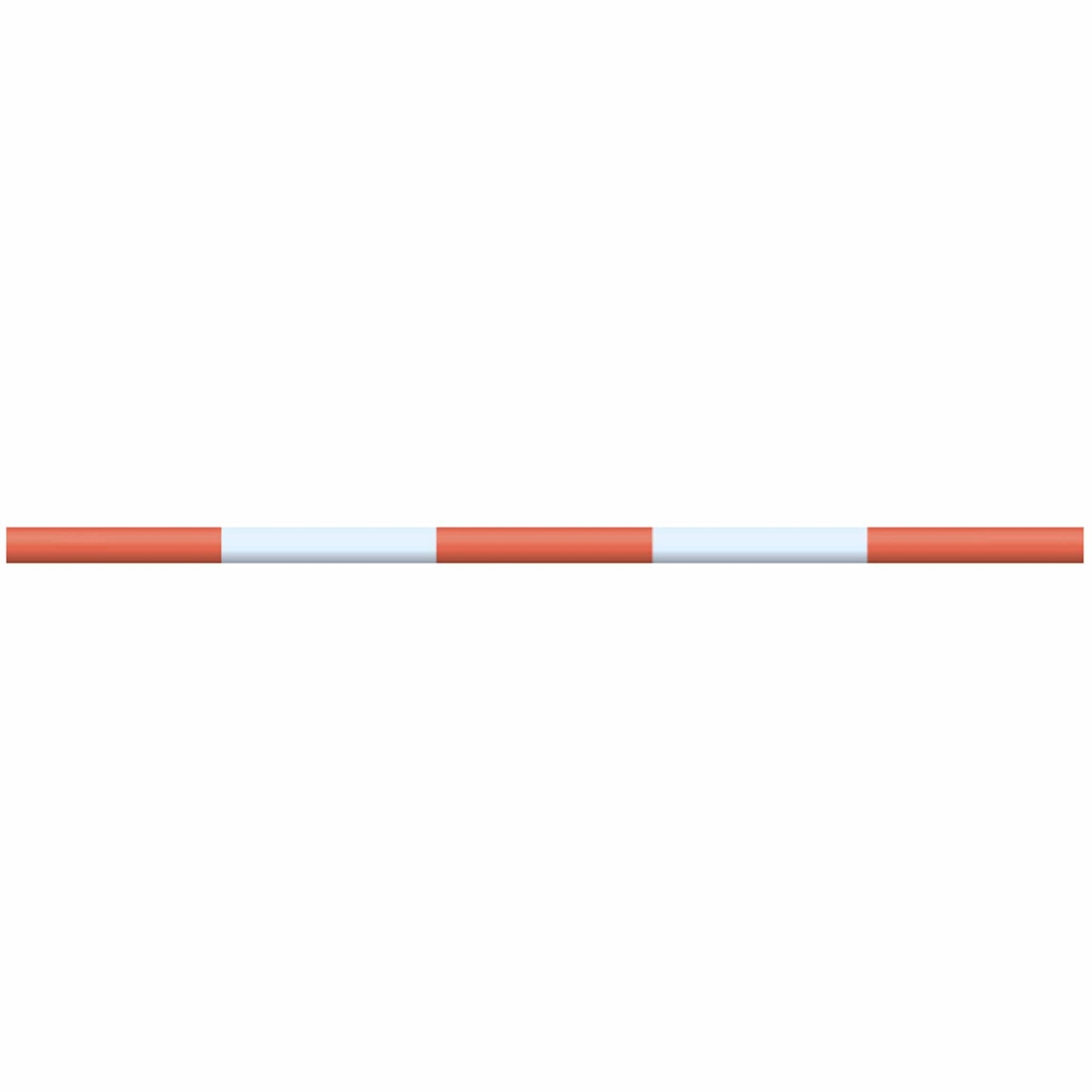 Copper Pony Poles Orange / White Pole - 10' ft Zero Maintenance (Polymer Wrapped Wood)