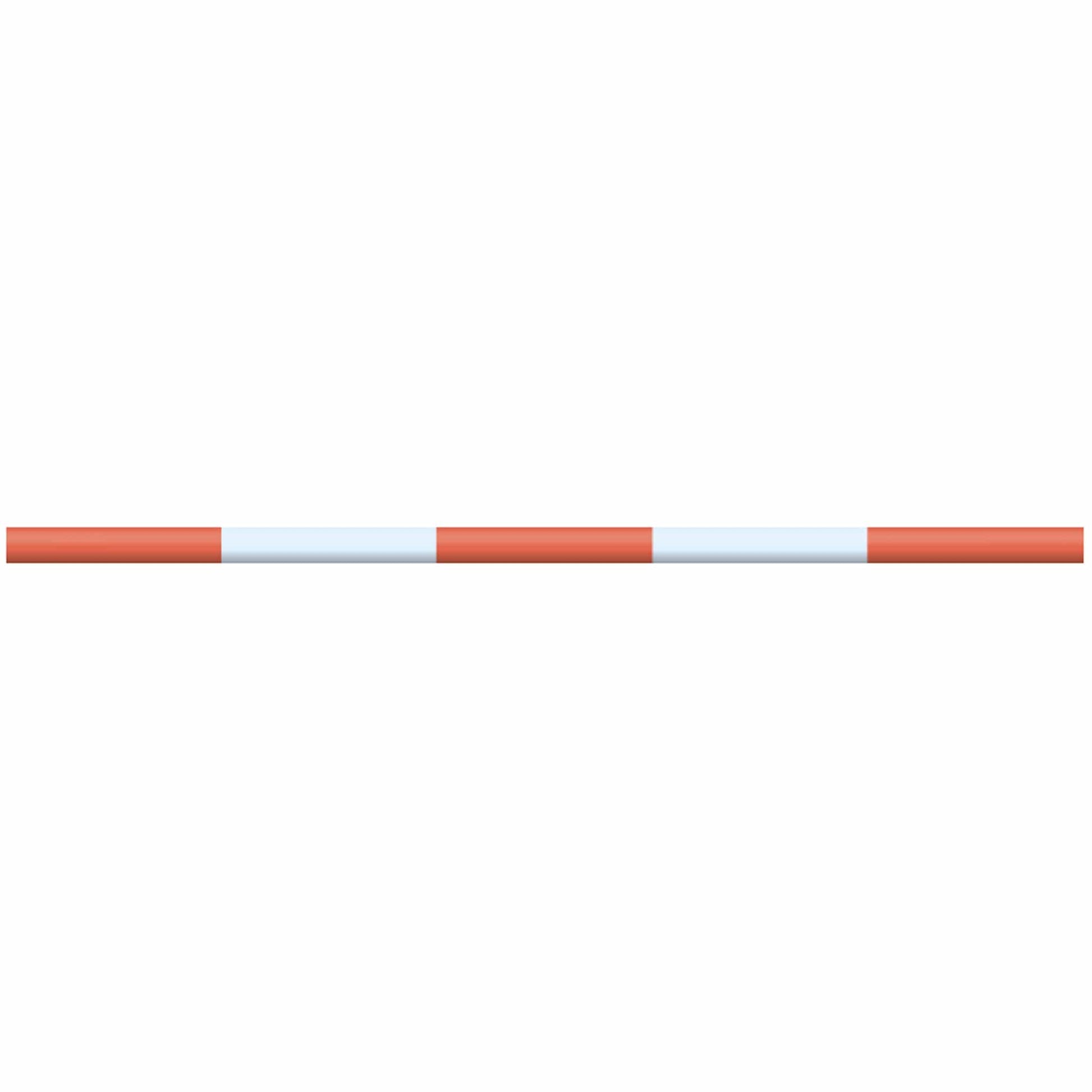 Copper Pony Poles Orange / White Pole - 10' ft Zero Maintenance (Polymer Wrapped Wood)