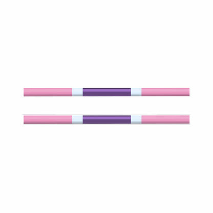 Copper Pony Poles Pink / White / Light Purple Poles - 8' ft Wood (Set of 2)