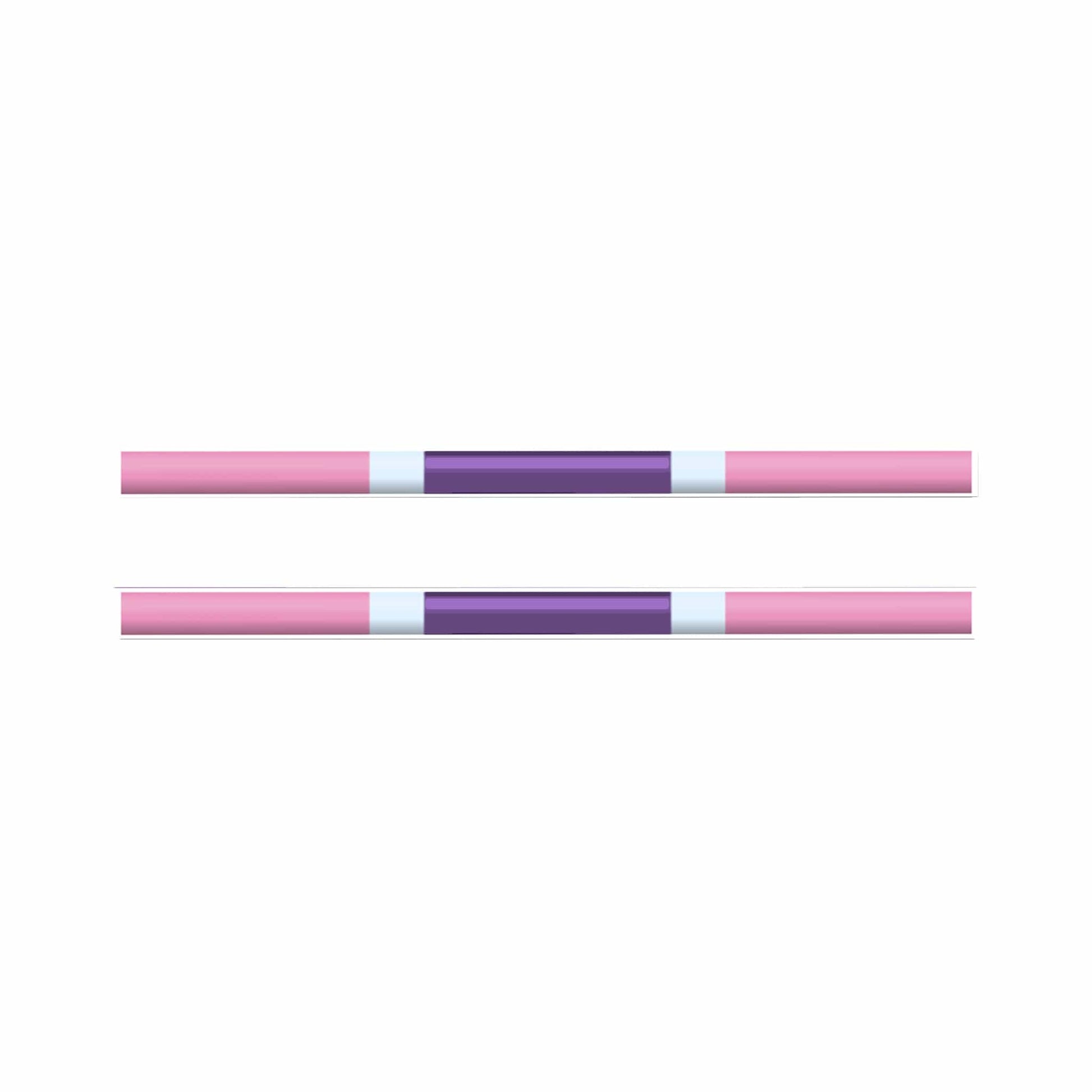 Copper Pony Poles Pink / White / Light Purple Poles - 8' ft Wood (Set of 2)