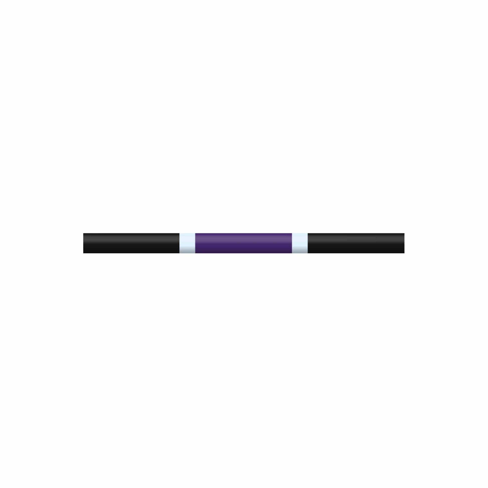 Copper Pony Poles Purple / Black Pole - 6.5' ft Zero Maintenance (Polymer Wrapped Wood)