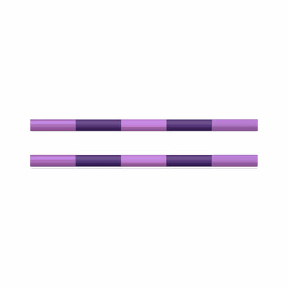 Copper Pony Poles Purple / Light Purple Poles - 8' ft Wood (Set of 2)