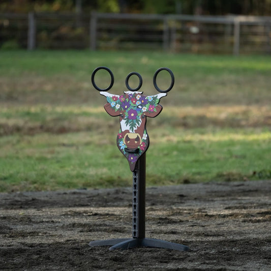 Copper Pony Poles Working Equitation Competition Bull Obstacle