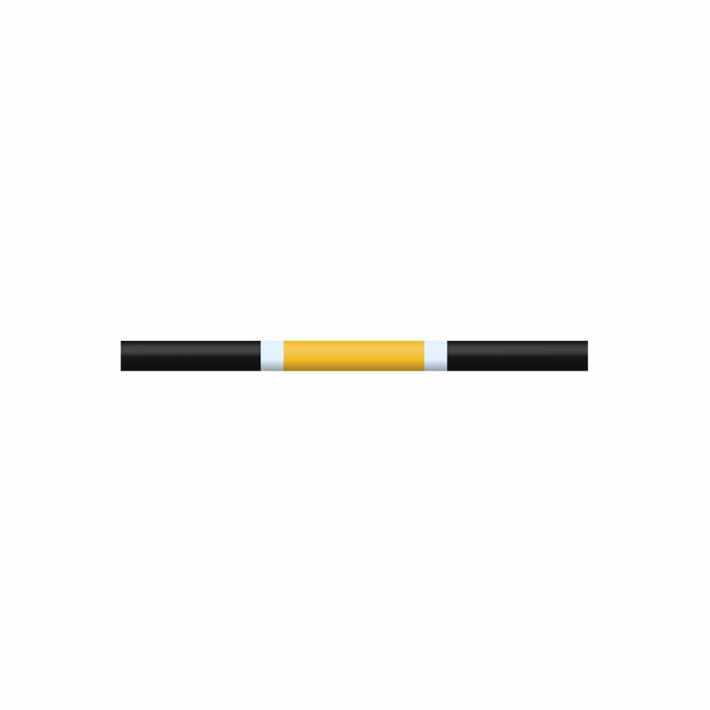 Copper Pony Poles Yellow / Black Pole - 6.5' ft Zero Maintenance (Polymer Wrapped Wood)