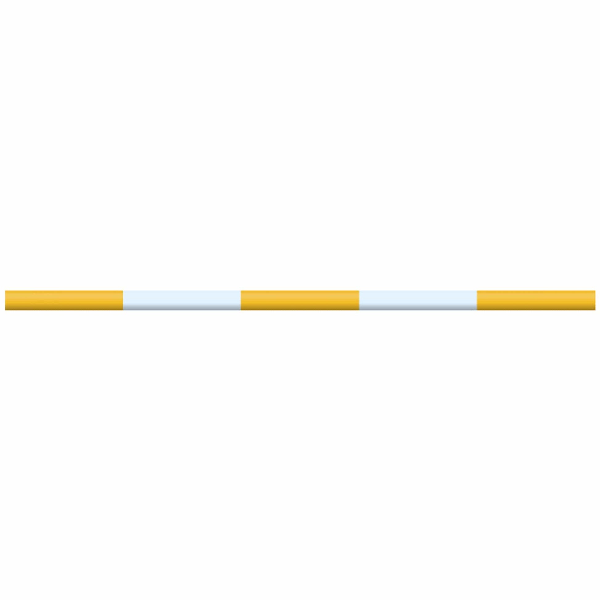 Copper Pony Poles Yellow / White Pole - 10' ft Zero Maintenance (Polymer Wrapped Wood)