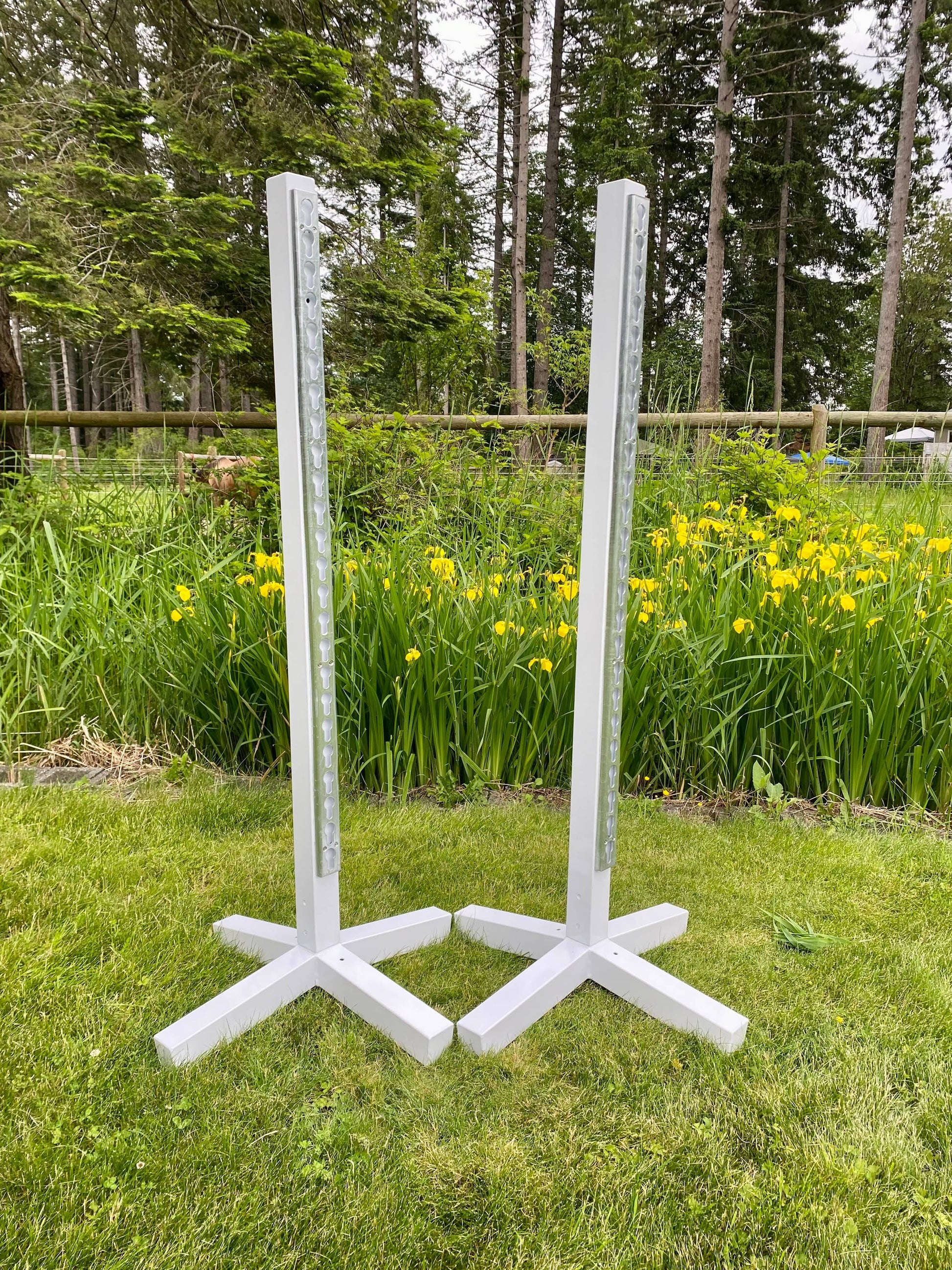 Hope Horse Aluminum Jump Standards - 6' ft Tall Set