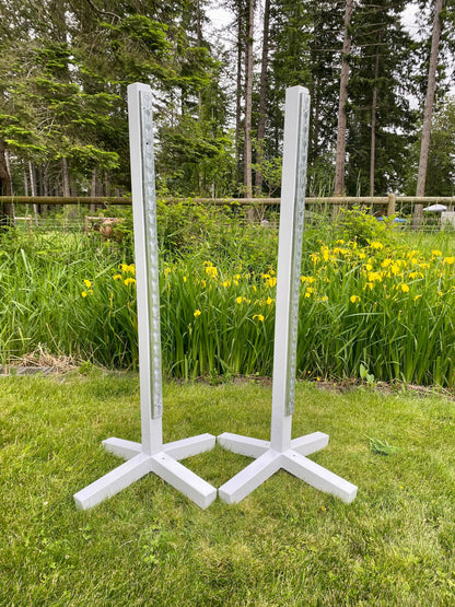 Hope Horse Aluminum Jump Standards - 6' ft Tall Set