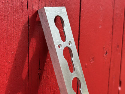 Hope Horse Jump Hardware Keyhole Track - Aluminum (Available in 3 Lengths)