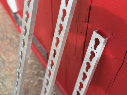 Hope Horse Jump Hardware Keyhole Track - Aluminum (Available in 3 Lengths)
