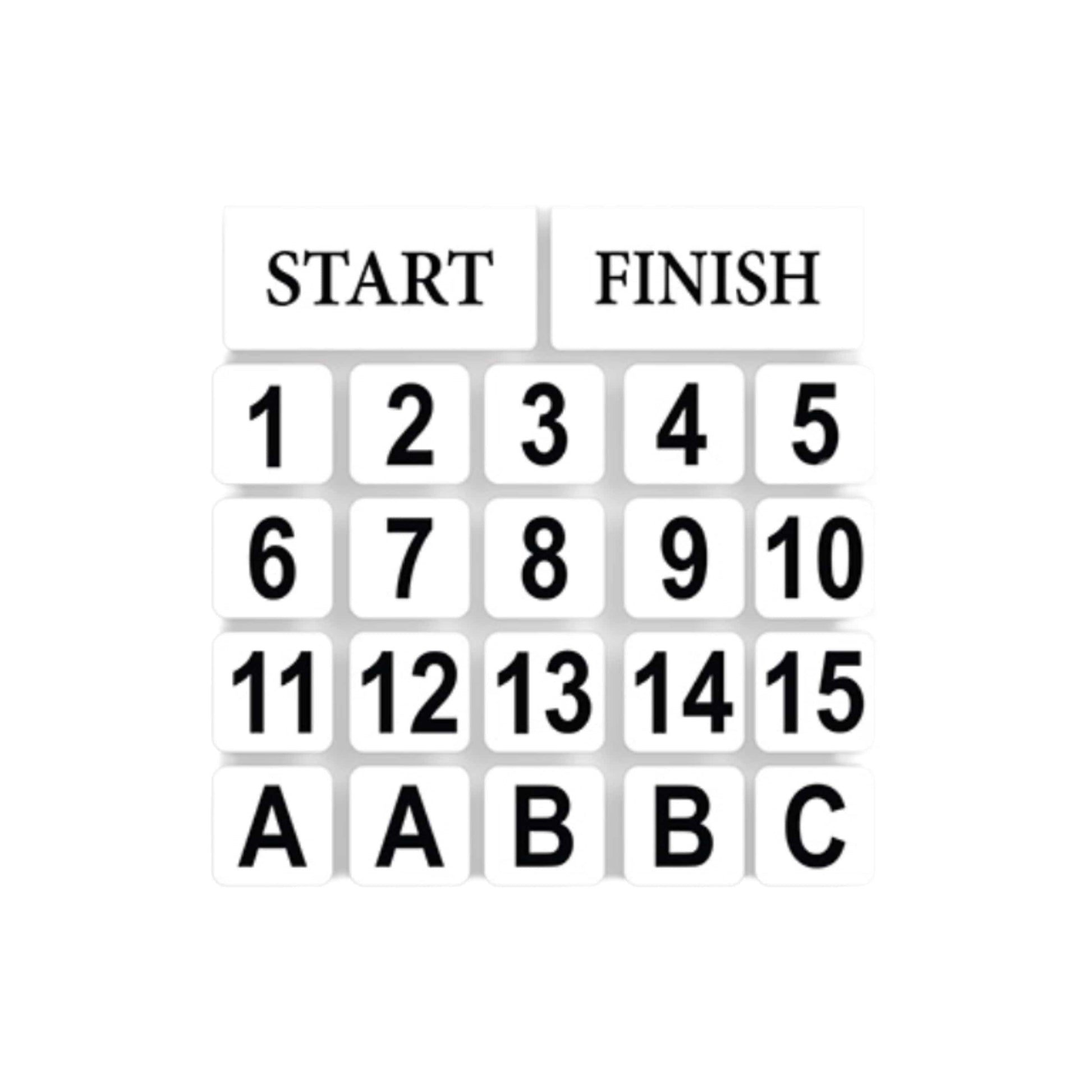 Hope Horse Jump Hardware Number Set (Clip On)