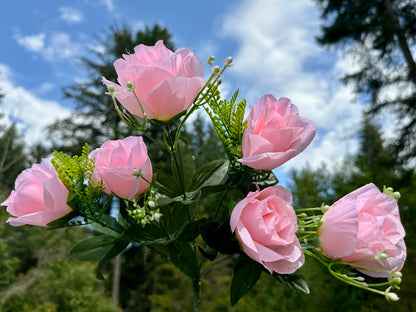 Hope Horse Light Pink Artificial Rose Stems