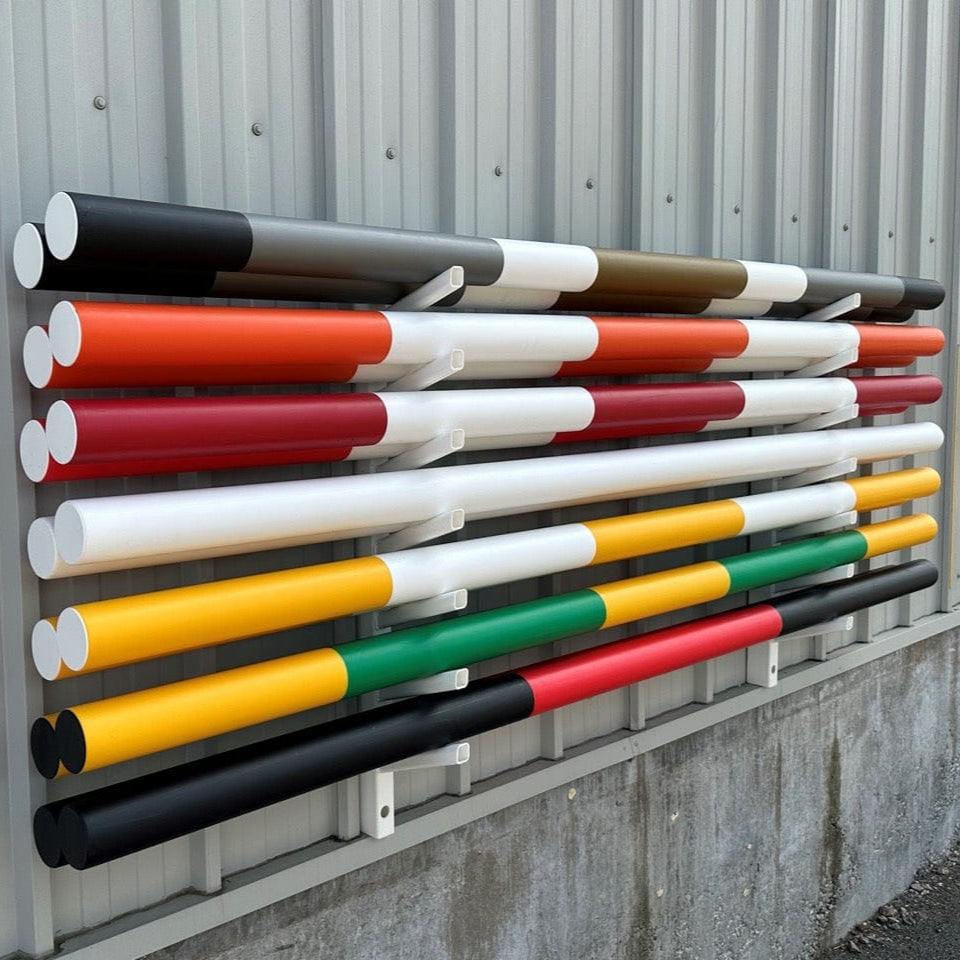 Wall Mounted Pole Rack – Copper Pony Poles
