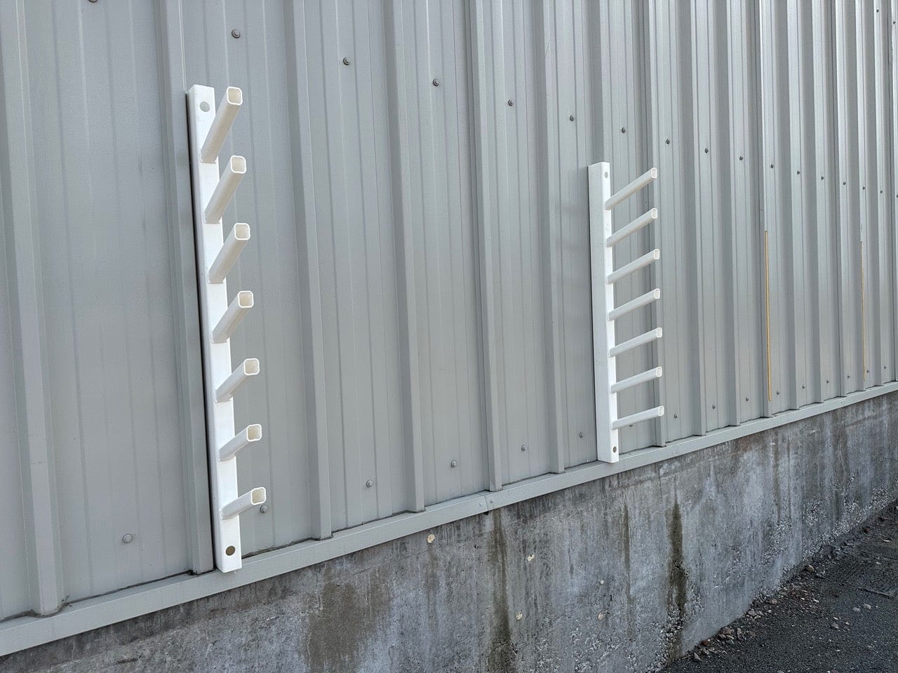 Concrete Pole Rack Suitable For 10 Rods, DIY Construction Plan,wall