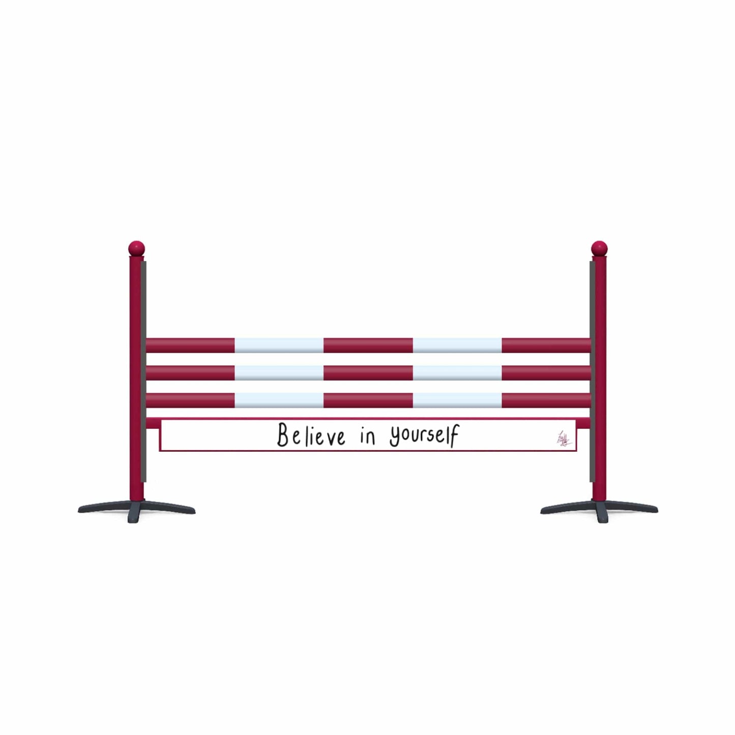 Jump 4 Joy Bundle Believe in Yourself (Dark Red) 10' ft Plank Jump