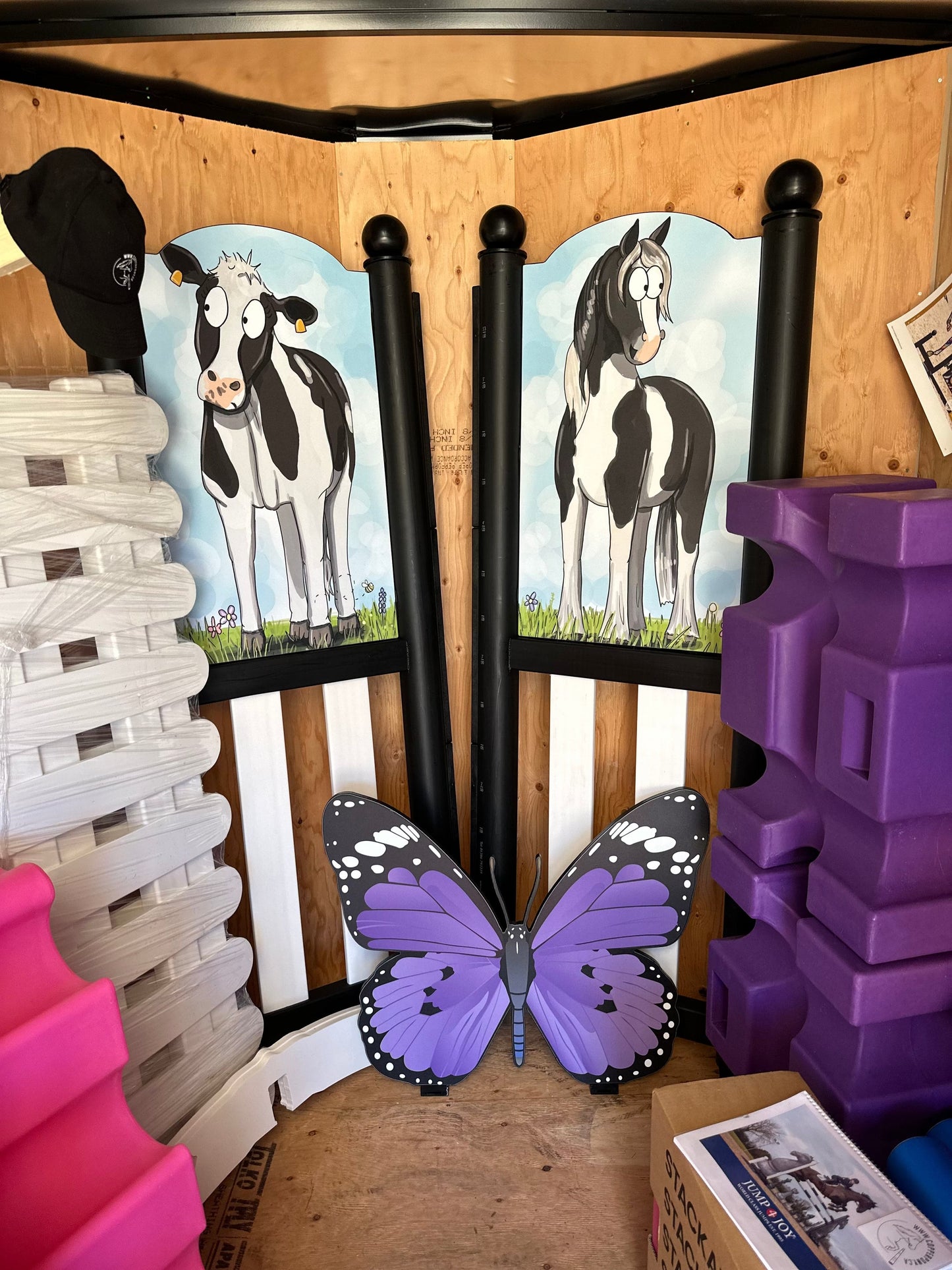 Jump 4 Joy Complete Jumps 10' ft - Emily Cole "Cow and Pony" Jump