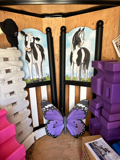 Jump 4 Joy Complete Jumps 10' ft - Emily Cole "Cow and Pony" Jump