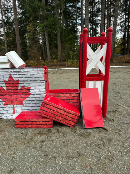 Jump 4 Joy Complete Jumps 10' ft Puissance Wall with Jump Towers