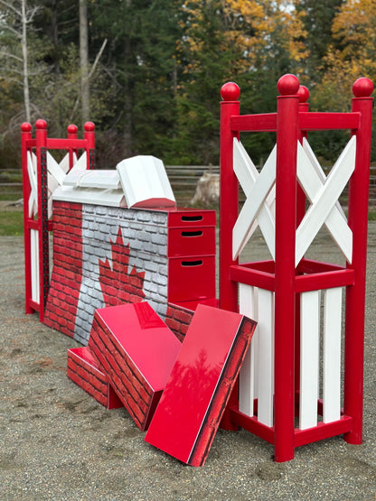 Jump 4 Joy Complete Jumps 10' ft Puissance Wall with Jump Towers