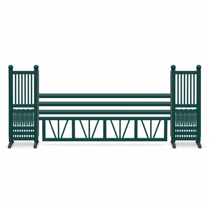 Jump 4 Joy Complete Jumps Fluted Brush Jump - 10' ft