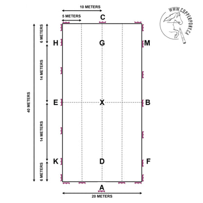 Jump 4 Joy Dressage 20m X 40m Dressage Arena Kits