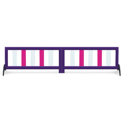 Jump 4 Joy Grape Purple + Haute Pink + White Standing Ladder Filler - 10' Wide X 26" Tall