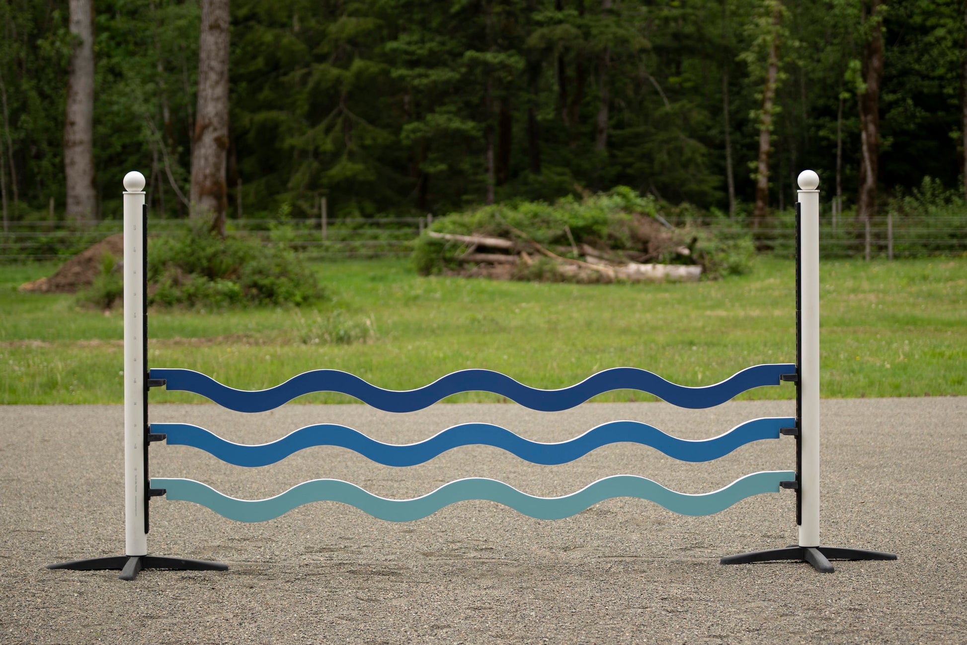 Jump 4 Joy Jump Filler 10' ft Zero Maintenance Slimline Wavy Plank (Polymer Wrapped Wood)