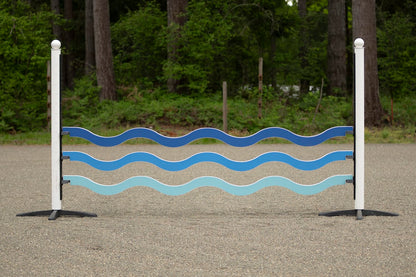Jump 4 Joy Jump Filler 10' ft Zero Maintenance Slimline Wavy Plank (Polymer Wrapped Wood)
