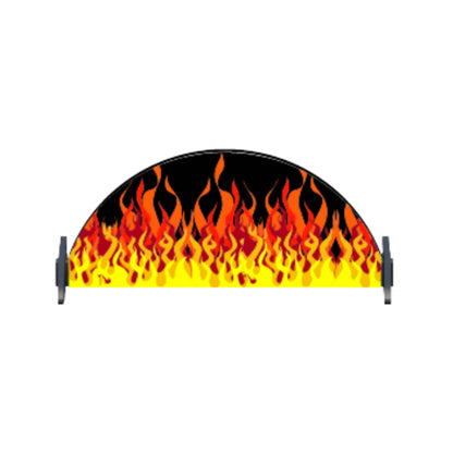 Jump 4 Joy Jump Filler Flames Half Round Filler - 15" Tall