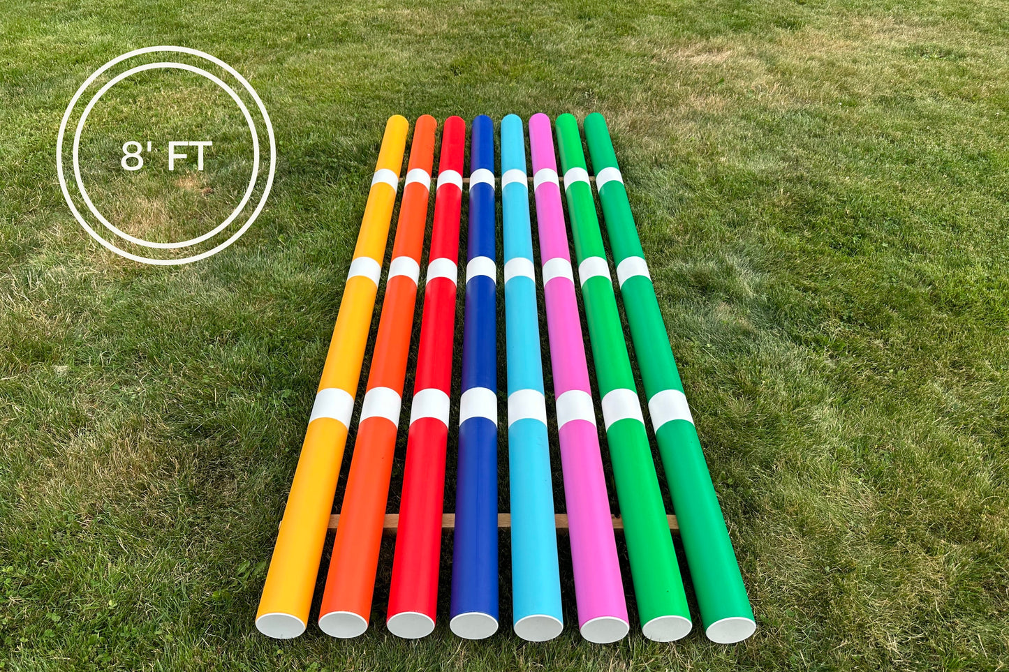 Jump 4 Joy Jump Poles Pole - 8' ft Zero Maintenance (Polymer Wrapped Wood)