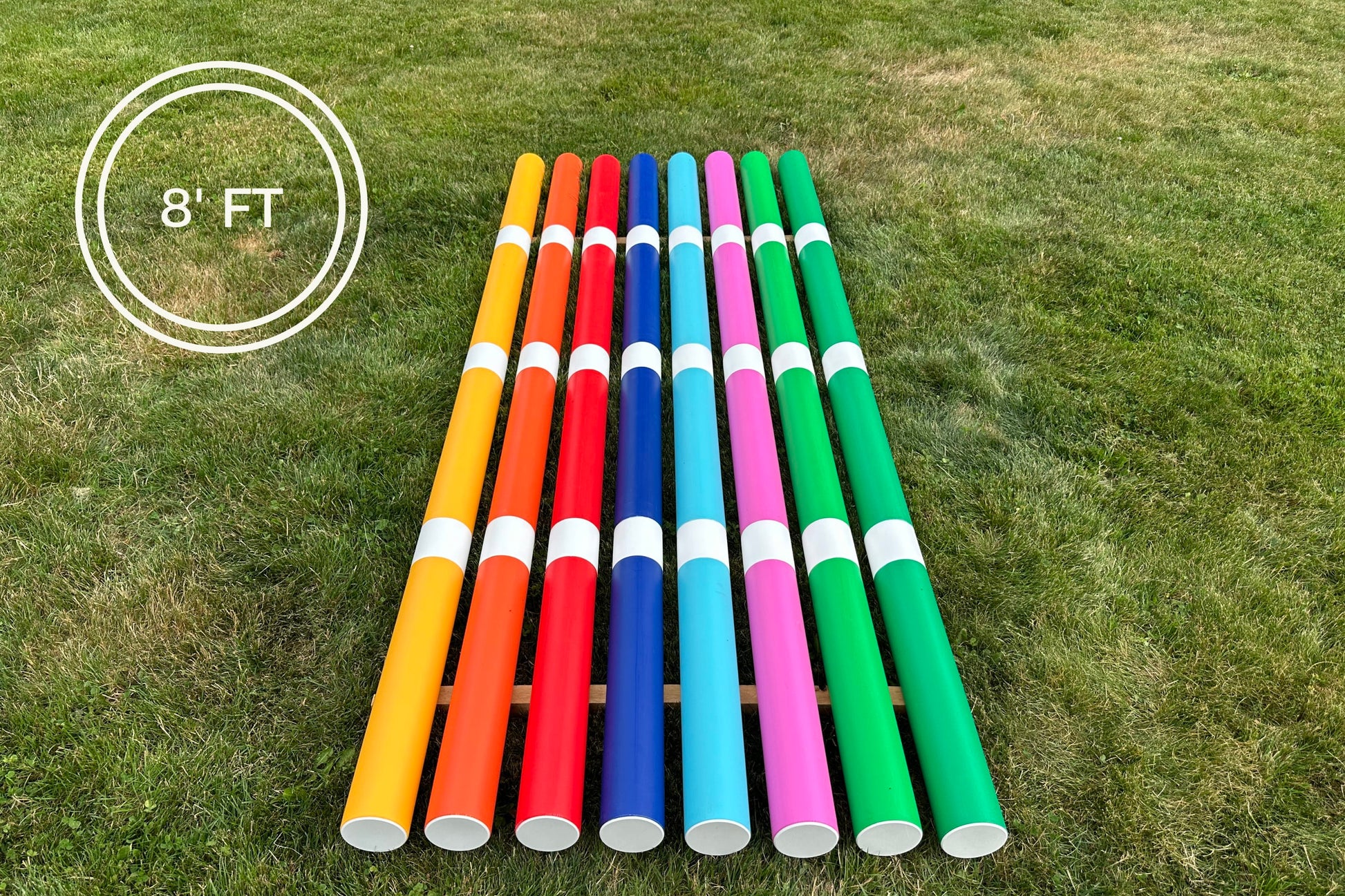 Jump 4 Joy Jump Poles Pole - 8' ft Zero Maintenance (Polymer Wrapped Wood)